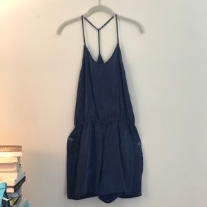 Matison Stone Navy Romper